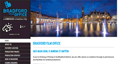 Desktop Screenshot of bradfordfilmoffice.com
